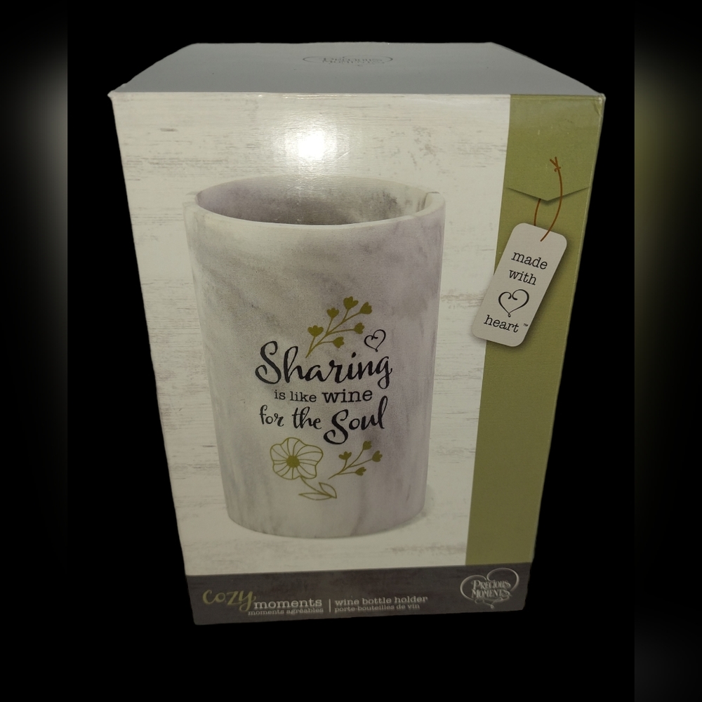 Precious Moments Wine Bottle Holder NWOT